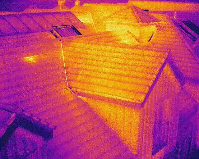 Thermal Imaging Roof Survey Image Tipton